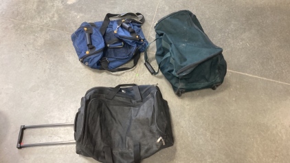 (3) Assorted Duffel Bags