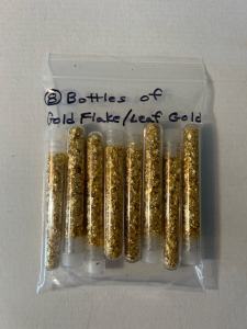 (8) Bottles Of Gold Flake/ Leaf Gold