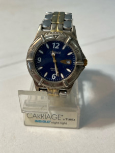 Carriage By Timex Indiglo Night Light Watch W/ Battery