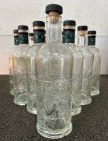 (10) Decorative Bottles, (1) Glass - 3