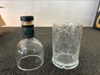 (10) Decorative Bottles, (1) Glass - 4