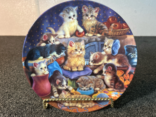 &ldquo;Frisky Business&rdquo; By J&uuml;rgen Scholz Collectible Plate