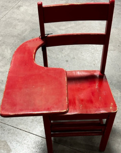 Chair With Connected Table
