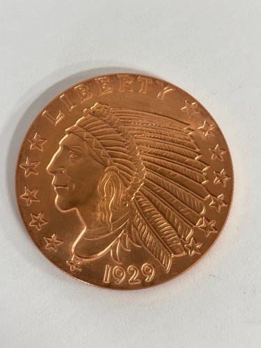 1 Oz Fine Copper Coin