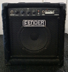(1) Fender Rumble 15 Bass Amp
