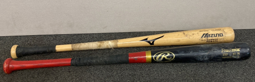 Two Wood Baseball Bats