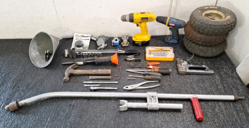(1) Drill Extension, Assorted Hand Tools & More