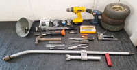 (1) Drill Extension, Assorted Hand Tools & More