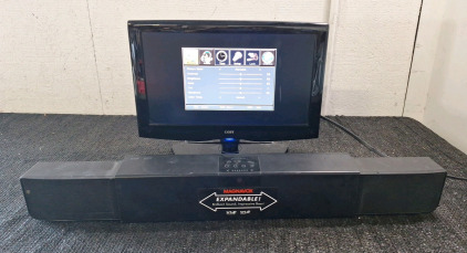(1) Coby 19" LCD TV & (1) Manavox Sound Bar