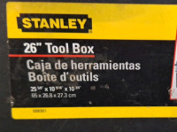 (1) Stanley, 26" Toolbox W/ Assorted Hand Tools - 2