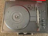 Crosley Record Player in a Briefcase & Records - 4