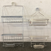 (2) Shower Racks And Decorative Bowl - 2