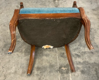 Blue Cushioned Chair - 3