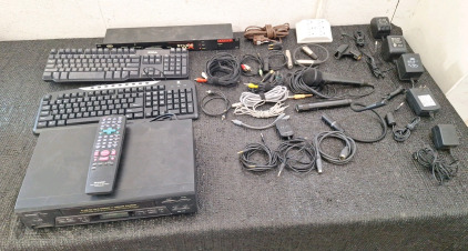 (1) Sharp VHS Player & More