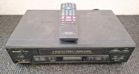 (1) Sharp VHS Player & More - 2