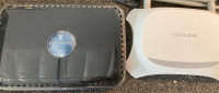 Craftsman Belt Sander, Kraft Tech Hand Sander, Plastic Office Trays, & Two Wireless Routers- All Working - 5