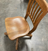 Antique Wooden Roller Chair - 2