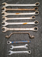 (10) Assorted Box End Wrenches