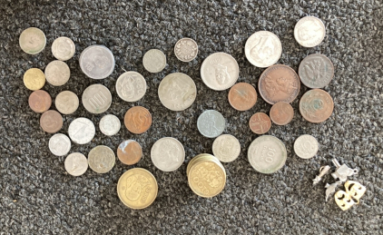 Bag of Foreign Coins