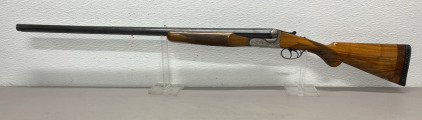 M. Ugarteburu Spanish Field Model 10 Gauge Double Barrel Shotgun (High Grade, Engraved)