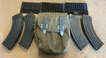 (1) Magazine Pouch (4) .223 Magazines (3) Shotgun Shell Holders