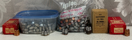 8mm Cal 150/170 Gr .323 Round Nose, .366 & .430 Reload Bullets