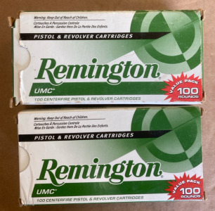 (100) Rounds of Remington .40 S&W 180 Grain Hollow Points (65) Rounds of Remington .40 S&W 180 Grain Full Metal Jacket