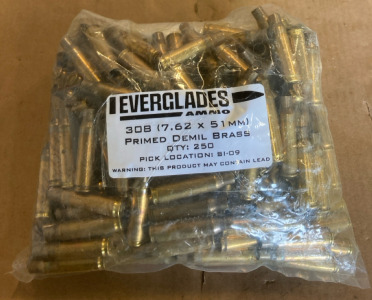 (250) Primed Casings of .308