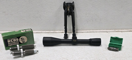 Gun Scope & Reloading Equipment