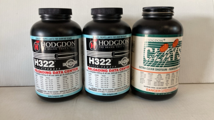 (3) Cans of Powder