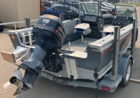 1995 LUND BOAT AND TRAILER - 2