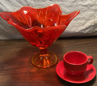 Ferrero Rocher Candy Bowl & Work Market Tea Cup
