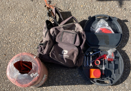 (1) 5000&rsquo; Baler Twine (1) John Deere Back Pack (1) Tool Set