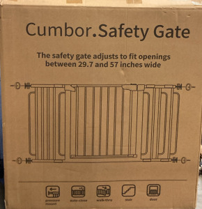 Cumber. Safety Gate Fits Between 29.7&57in Wide
