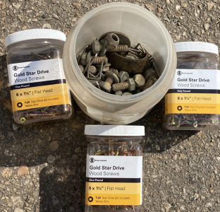 Gold Star Drive Wood Screws & Variety Of Bolts