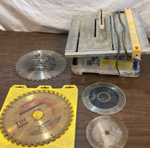 QEP 7&rdquo; Wet Tile Saw W/ Blades