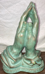 Alexander Backer Praying Hands Sculpture