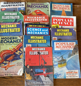 Vintage Magazine-Mechanix Illustrated, Science And Mechanics & More