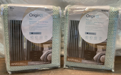 Origin21 84in Blackout Curtains-2Panels