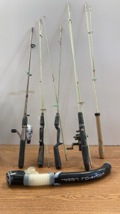 (5) Fishing Poles and (1) Kapitol Reef Snorkel