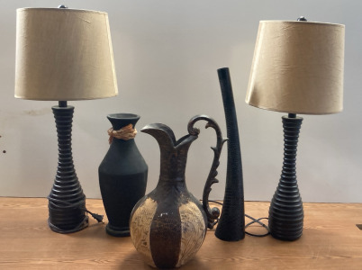 Table Lamps & Decortive Vases