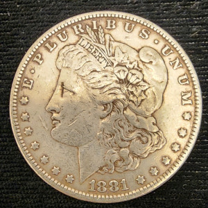 1881 Morgan Silver Dollar