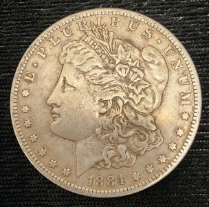1884 Morgan Silver Dollar
