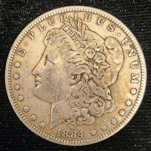 1884 Morgan Silver Dollar
