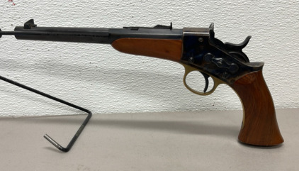 A. Uberti & C. Gardone Navy Arms .22 Caliber, Single Shot Pistol