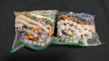 (2) Assorted Bags of Jewelry
