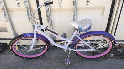 24" Huffy Flower (Pink/Purple) Bike