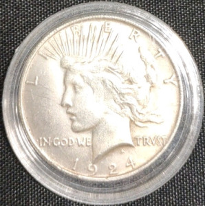 1924 Peace Dollar Coin