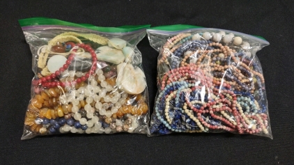 (2) Assorted Bags of Jewelry