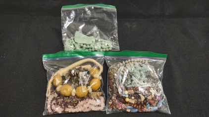 (3) Assorted Bags of Jewelry